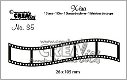 Crealies, Snijmal - X-tra - Gebogen filmstrip klein ; CLX-tra35 - 1 - Thumbnail