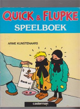 Quick & Flupke speelboek Arme kunstenaars - 1