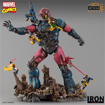 Iron studios Marvel Comics X-Men VS Sentinel Deluxe Statue - 1