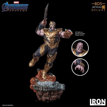 Iron Studios Avengers Endgame 1/10 Thanos Deluxe Statue - 2