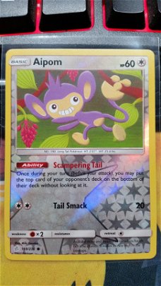 Aipom  169/236 (reverse) Sun & Moon: Cosmic Eclipse