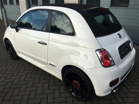 Fiat 500 - 500s 1.2 cabrio (Airco - ML- park sensoren achter - sportwielen - MF lederen stuurwiel - - 1