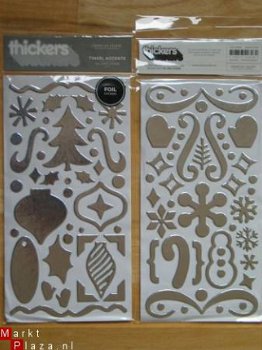 OPRUIMING thickers foil shape stickers tincil accents silver - 1