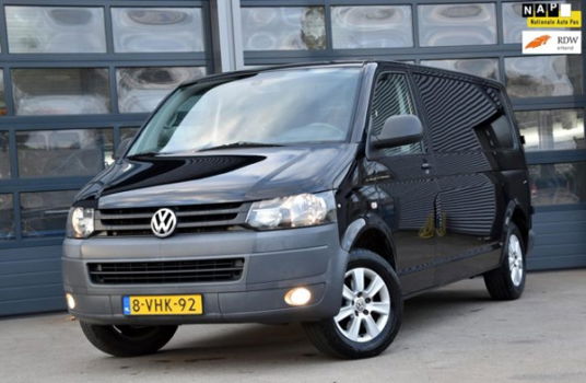 Volkswagen Transporter - 2.0 TDI L2H1 DC Comfortline * LANG * AIRCO * 3 PERSOONS * APK 05-2020 - 1