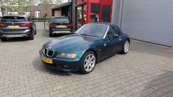 BMW Z3 Roadster - 1.8I Vol Leder Zwart/Groen, Airco, Hardtop - 1