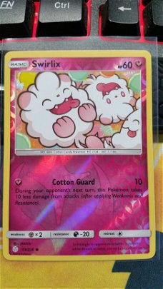 Swirlix  153/236 (reverse) Sun & Moon: Cosmic Eclipse