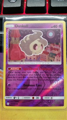 Duskull  83/236 (reverse)  Sun & Moon: Cosmic Eclipse