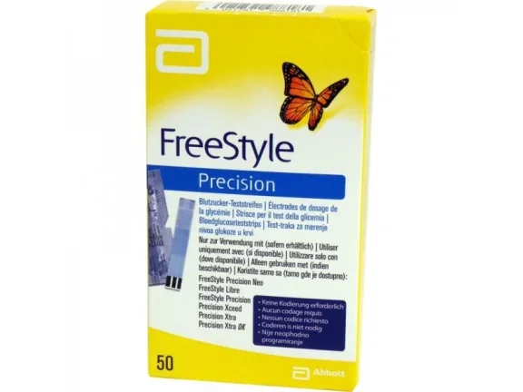 Freestyle Precision Bloedglucosemeter 50 stks Teststrip - nr. 1