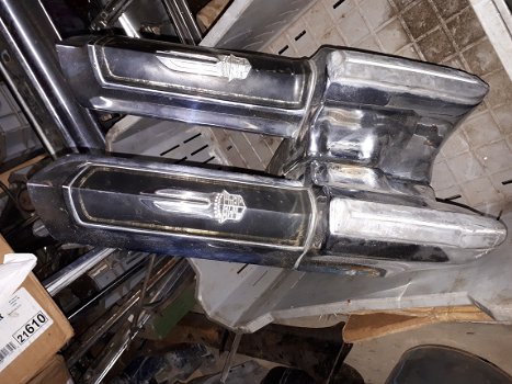 Cadillac veren de ville 65 tm 76 bumpers 75 76 voor en achter oké kratjes hi jacks achter USA cars e - 2