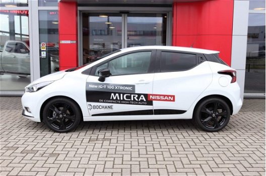 Nissan Micra - 1.0 IG-T N-Sport AUTOMAAT NAVI(FULL MAP), AIRCO, CR.CONTROL, DAB, BLUETOOTH, 17