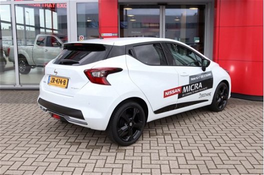 Nissan Micra - 1.0 IG-T N-Sport AUTOMAAT NAVI(FULL MAP), AIRCO, CR.CONTROL, DAB, BLUETOOTH, 17