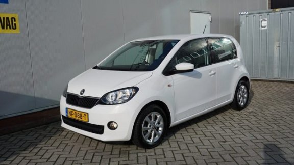 Skoda Citigo - 1.0 60pk Greentech 5Drs Ambition Airco 14inch LM Led Elek.pakket *NL auto* 70302km - 1