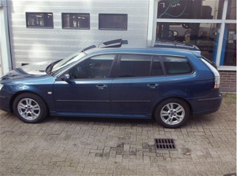 Saab 9-3 Sport Estate - t VERKOCHT Leder Schuifd. Navi 1 eigenaar - 1