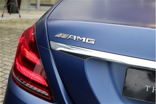 Mercedes-Benz S-klasse - 63 AMG 4Matic+ Lang Magno Briljantblauw, Keramische remmen, Carbon in/exter - 1