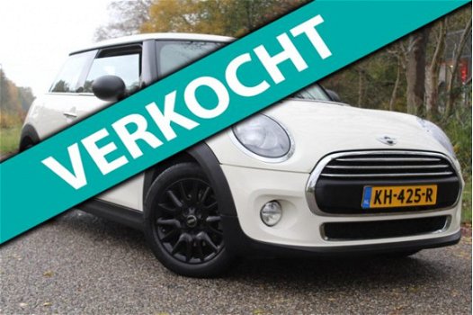 Mini Mini Cooper - One Navigatie Airco Bluetooth 2016 Pepper White - 1