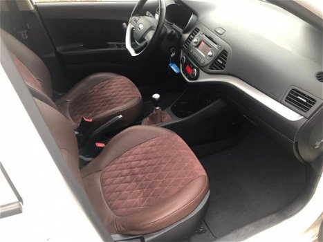 Kia Picanto - 1.0 Lederen/Alcantara bekleding. Airco. Stoel en stuurverwarming - 1