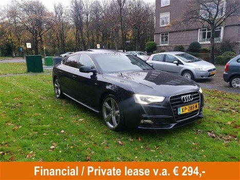 Audi A5 Sportback - 2.0 TDI S-Line Automaat, Pano, Half Leder, Navi, Xenon, Trekhaak - 1