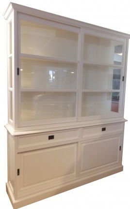 Buffetkast Sneek wit - wit 190 x 50/40 x 220cm - nr. 1