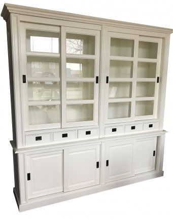 Winkelkast Utrecht wit - wit 260 x 50/45 x 240cm - nr. 1