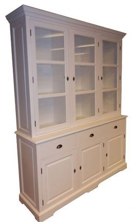 Buffetkast Wijhe wit - wit 180 x 50/40 x 220cm - nr. 1
