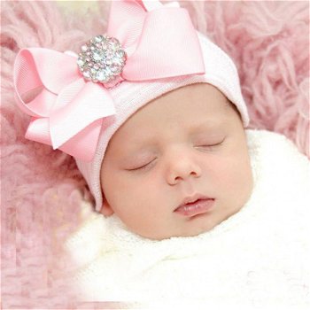 Super lieve baby mutsjes haarbandjes en andere foto shoot artikelen. - 1