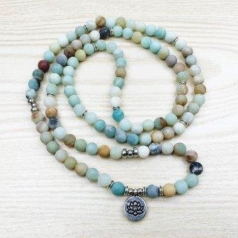 Amazoniet mala met Lotus bedel - 3