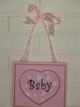 KRAAMKADO, WANDDECORATIE BABY ROSÉ Appletree NIEUW - 2