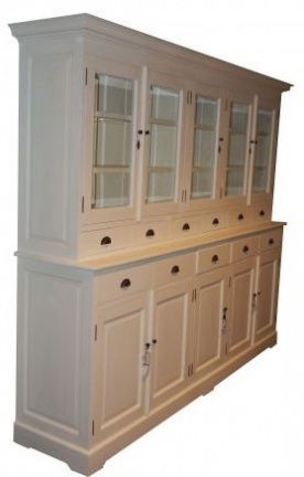 Winkelkast Arnhem wit - wit 250 x 50/40 x 210cm - nr. 1