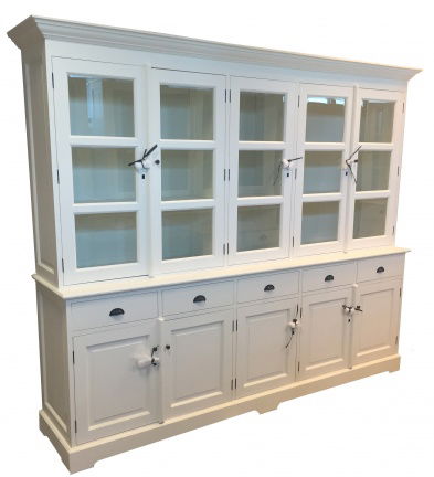 Winkelkast Rancang white wash 250 x 50/40 x 210cm - nr. 1
