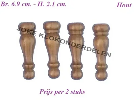 = 2 Klokkast ornamentjes = 41165 - 0