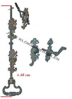 === Onderdeel trekbel + 2 deur klinken = 41159