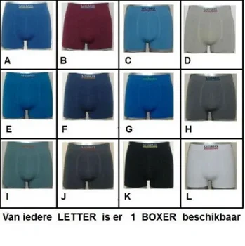 Heren naadloze microvezel boxers maat M - 1