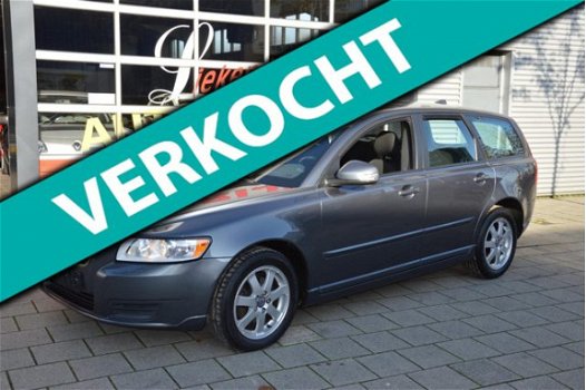 Volvo V50 - 2.0F Kinetic NIEUW STAAT I 5Drs I Airco I Sport velgen I Dealer onderhouden I Nwe APK - 1