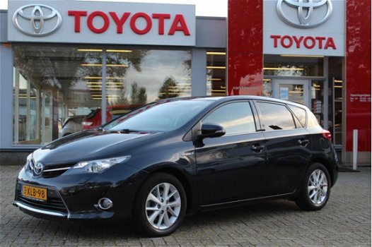 Toyota Auris - 1.8 HYBRID LEASE PLUS NAVI LEER STOELVERW, TREKHAAK - 1