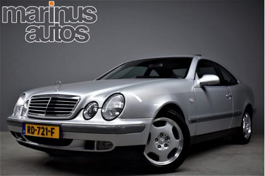 Mercedes-Benz CLK-klasse Coupé - 320 V6 218pk Sport Automaat Leer/Schuifdak/Clima/Youngtimer/117dkm - 1