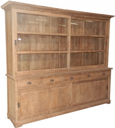 Buffetkast Raalte teak onbehandeld 300 x 50/40 x 220cm - nr. 1