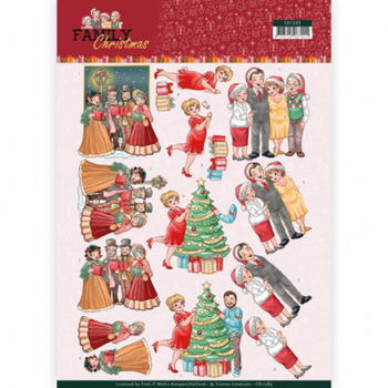 Yvonne Creations, Knipvel - Family Christmas - Celebrate Christmas ; CD11389 - 1