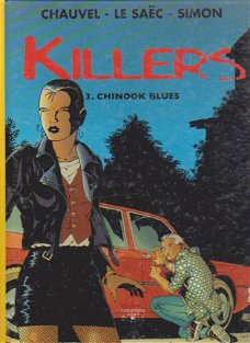 Killers 3 Chinook Blues hardcover met prent en tekening gesigneerd