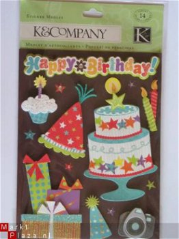 K&Company grand adhesion birthday medley - 1