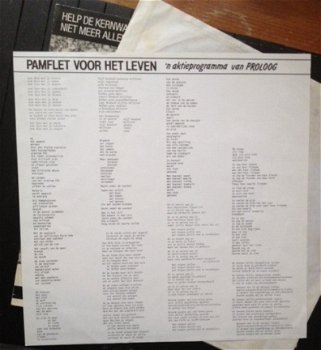 Toneelwerkgroep Proloog ‎- Pamflet Voor Het Leven - LP 1983 - 3