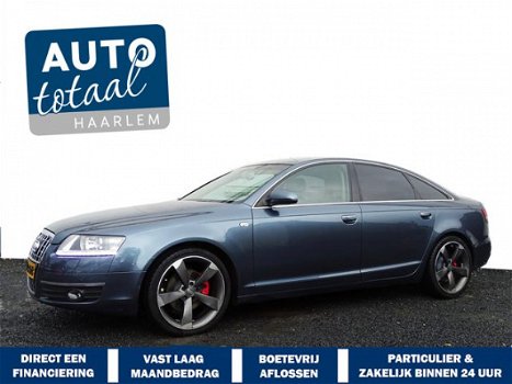 Audi A6 - Sedan 2.4 V6 Automaat S-Line - Sportleer- Led Xenon- Rotor LMV - 1