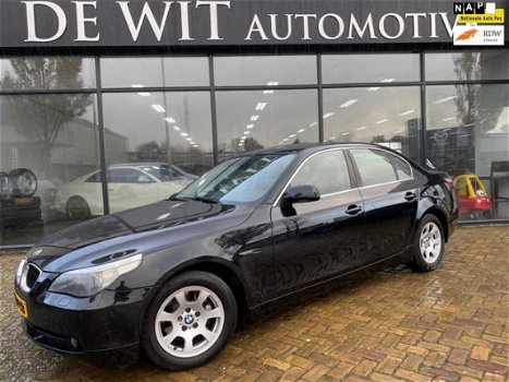 BMW 5-serie - 520i Executive Automaat, Leder, Navi, Climate-C, Cruise-C, Elek pakket, NL Auto, Onder - 1