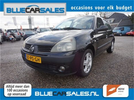 Renault Clio - 1.2-16V Dynamique Luxe , 5 DRS, AIRCO, APK 24-11-2020 , STUURBEKRACHTIGING, RIJDT ZEE - 1