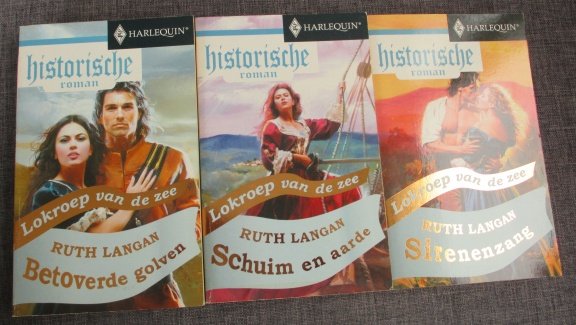 Harlequin historische trilogie Ruth Langan - Lokroep van de zee - 1