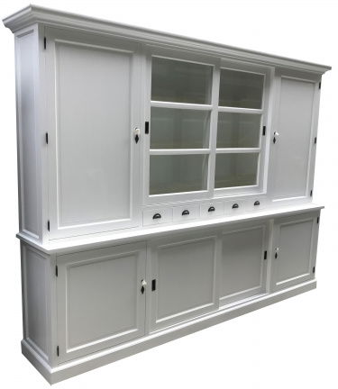 Winkelkast Lochem wit - wit 300 x 50/40 x 220cm - nr. 1