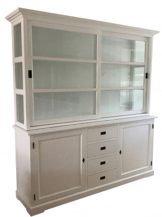 Buffetkast Heerlen wit - wit 210 x 50/40 x 220cm - nr. 1