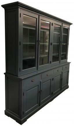 Winkelkast Haarlo Engels groen 220 x 50/40 x 220cm - nr. 1