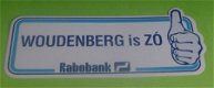 Sticker Woudenberg is ZO(rabobank) - 1 - Thumbnail