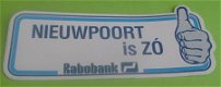 Sticker Nieuwpoort is ZO(rabobank) - 1 - Thumbnail