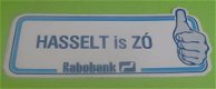 Sticker Hasselt is ZO(rabobank) - 1 - Thumbnail